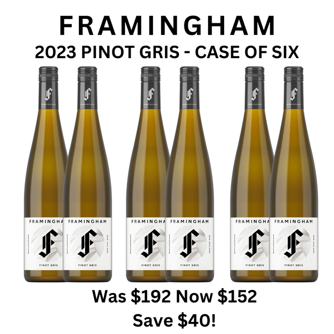 2023 Framingham Pinot Gris - Case of Six - Save $40